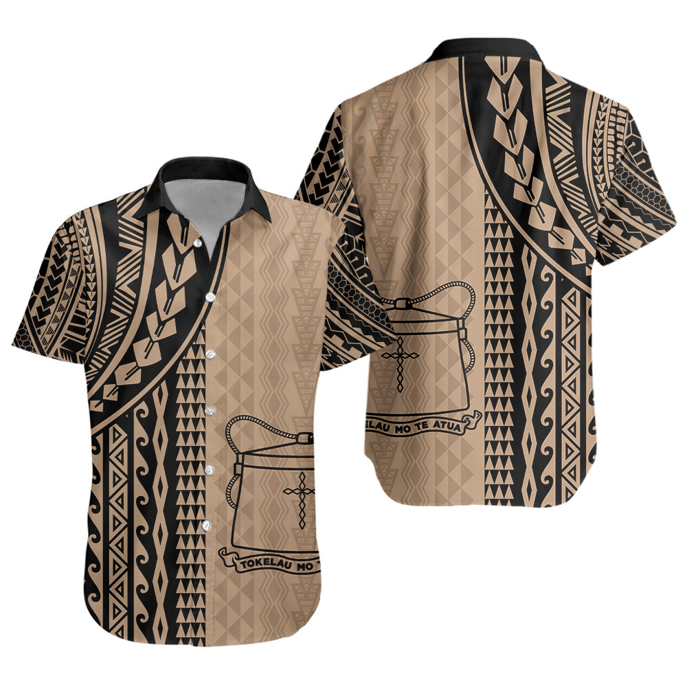 Tokelau Short Sleeve Shirt Polynesian Tattoo