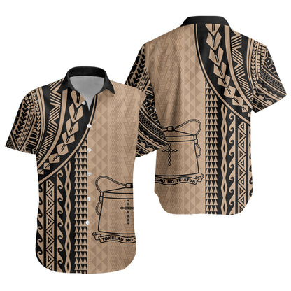 Tokelau Short Sleeve Shirt Polynesian Tattoo