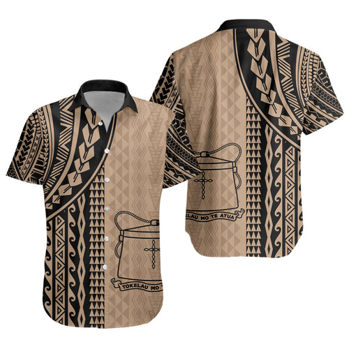 Tokelau Short Sleeve Shirt Polynesian Tattoo