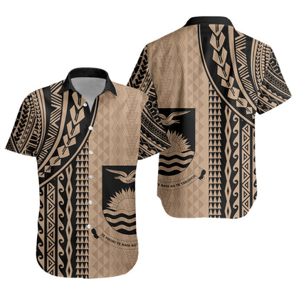 Kiribati Short Sleeve Shirt Polynesian Tattoo