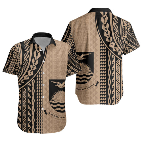 Kiribati Short Sleeve Shirt Polynesian Tattoo