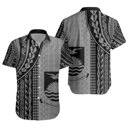 Kiribati Short Sleeve Shirt Polynesian Tattoo