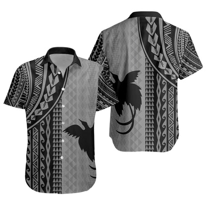 Papua New Guinea Short Sleeve Shirt Polynesian Tattoo