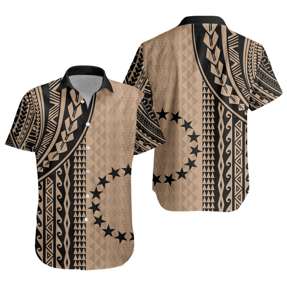 Cook Islands Short Sleeve Shirt Polynesian Tattoo