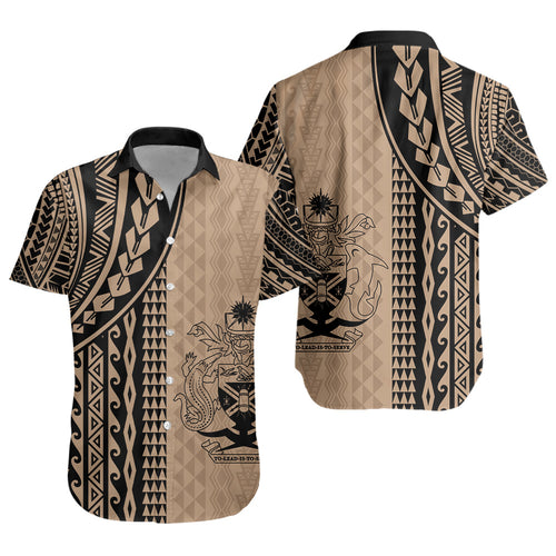 Solomon Islands Short Sleeve Shirt Polynesian Tattoo