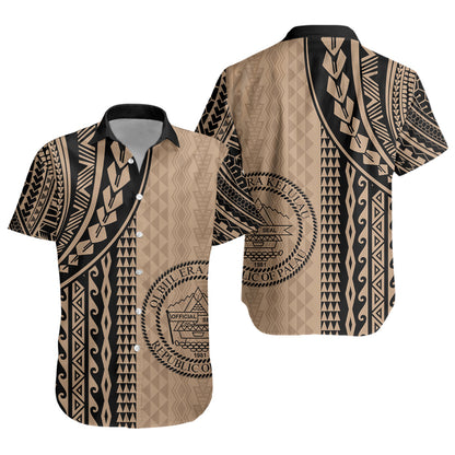 Palau Short Sleeve Shirt Polynesian Tattoo