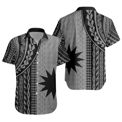 Nauru Short Sleeve Shirt Polynesian Tattoo