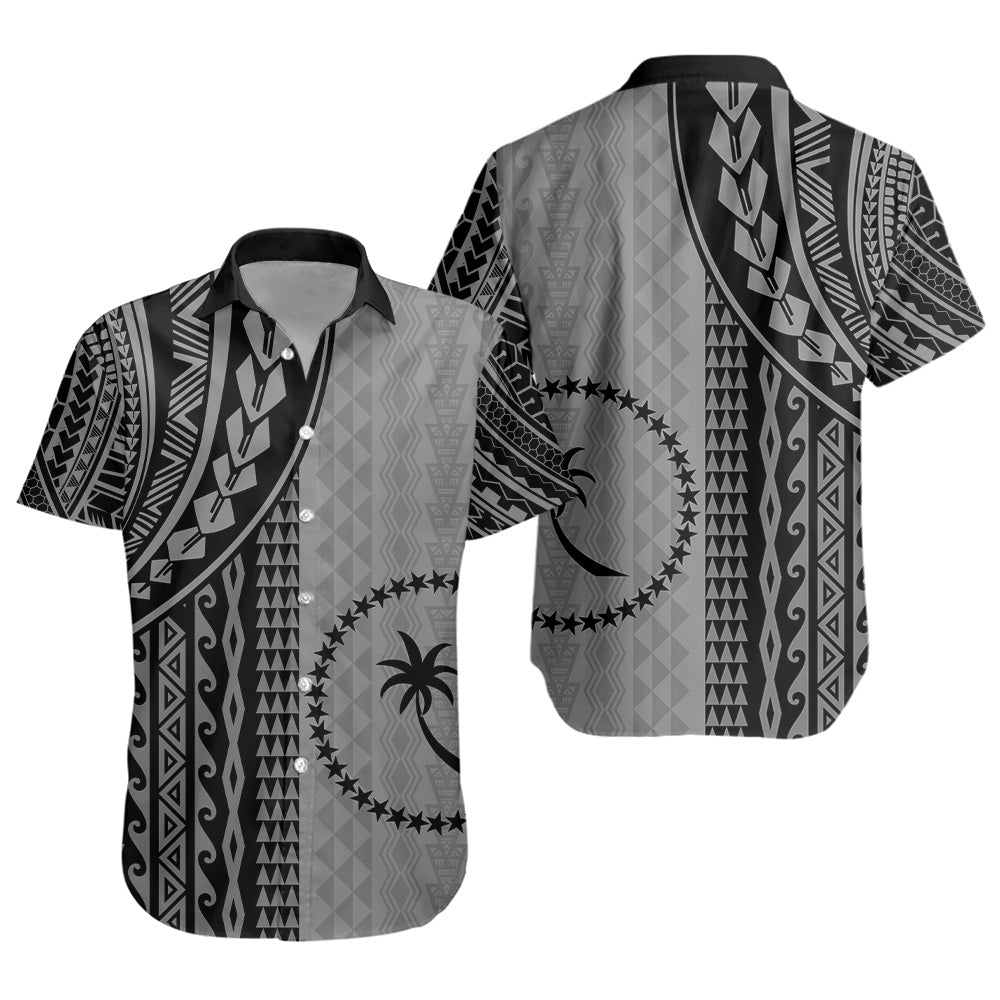Chuuk State Short Sleeve Shirt Polynesian Tattoo