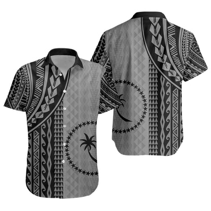 Chuuk State Short Sleeve Shirt Polynesian Tattoo