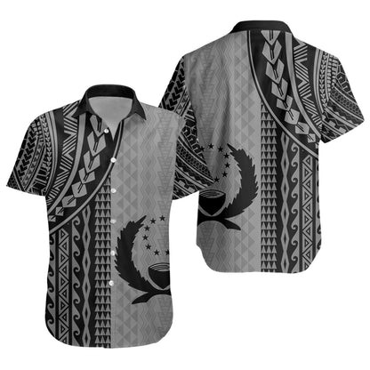 Pohnpei State Short Sleeve Shirt Polynesian Tattoo