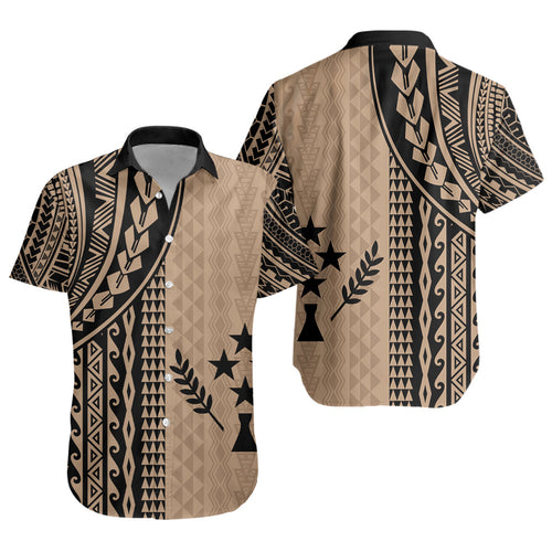 Kosrae Short Sleeve Shirt Polynesian Tattoo
