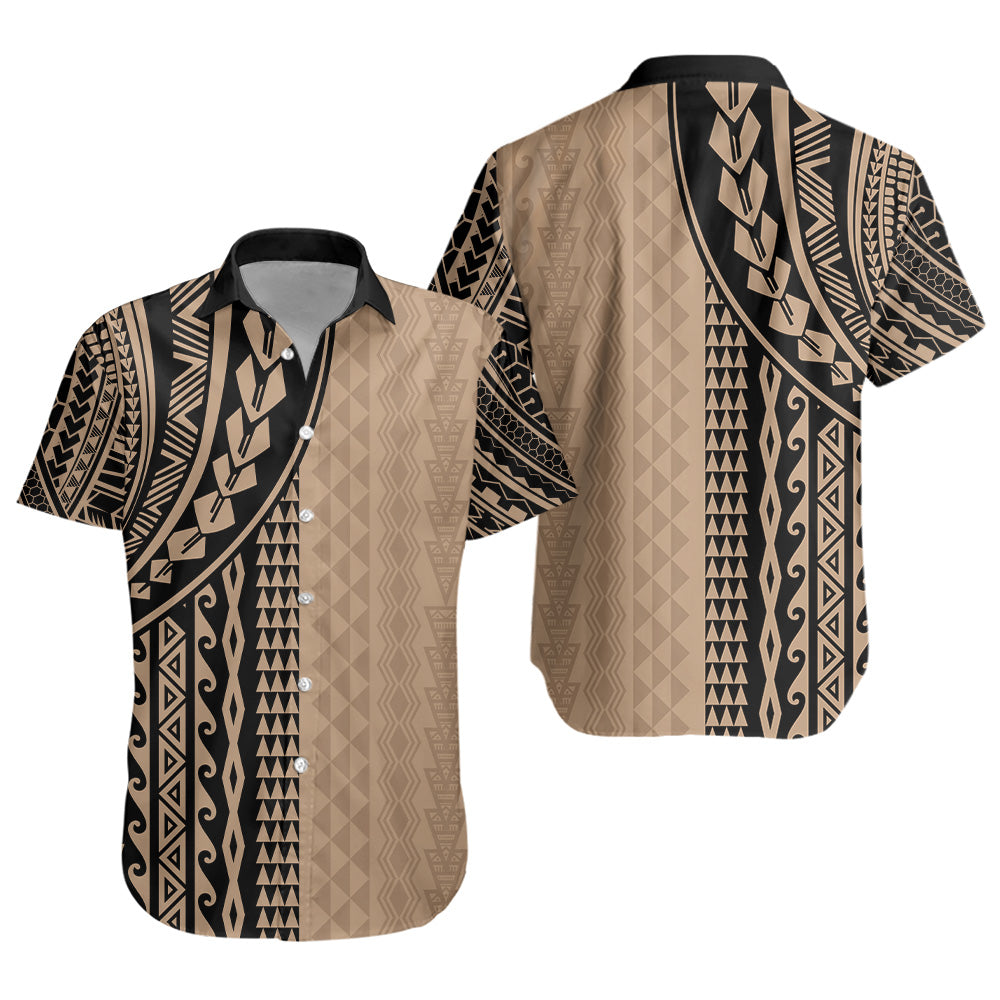 Hawaii Short Sleeve Shirt Polynesia Polynesian Tattoo