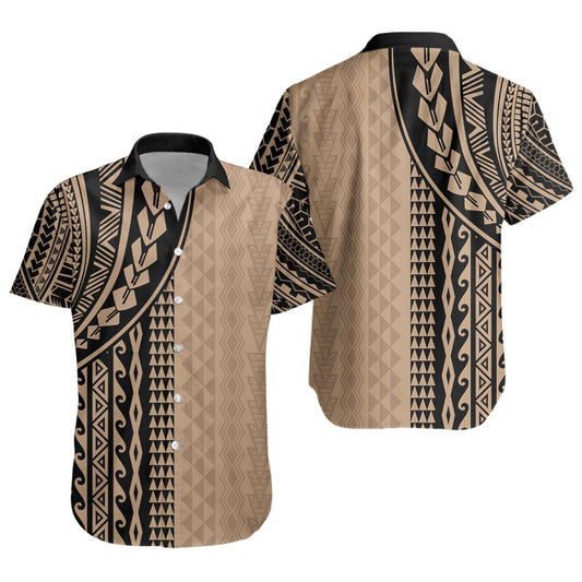 Hawaii Short Sleeve Shirt Polynesia Polynesian Tattoo