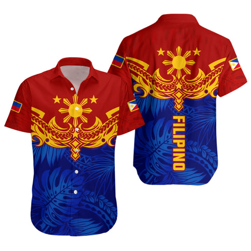 Philippines Filipinos Short Sleeve Shirt Tropical Polynesian Philippines