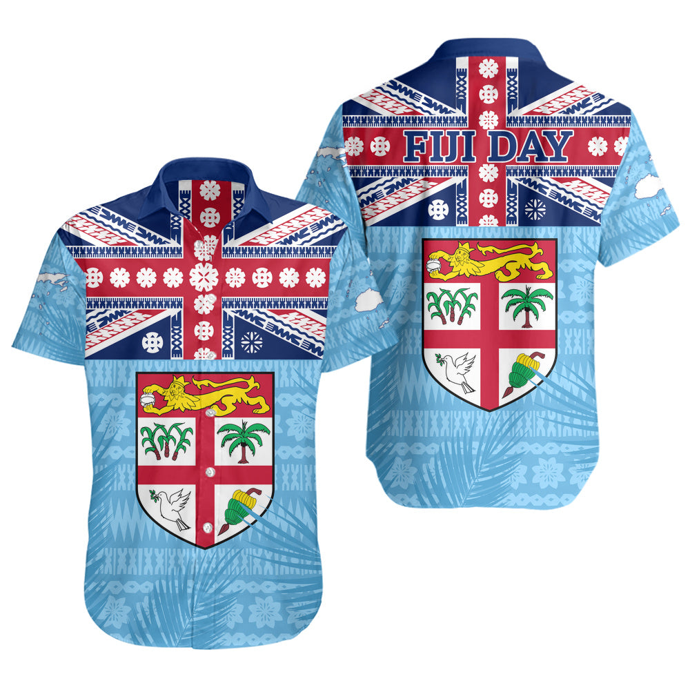 Fiji Short Sleeve Shirt Fiji Day Island Crest Pride