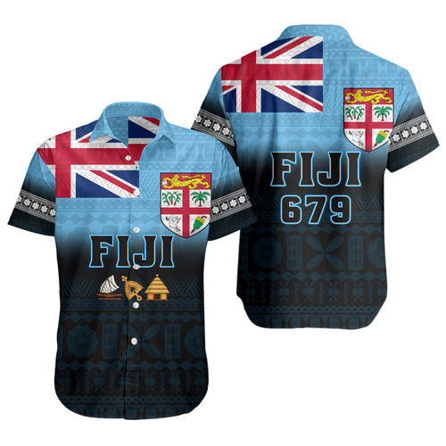 Fiji Short Sleeve Shirt 679 Island Crest Tribal Pride