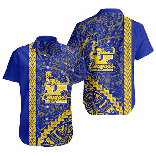 Henry J. Kaiser High School (Hawaii) Short Sleeve Shirt Tribal Polynesian Pride Style