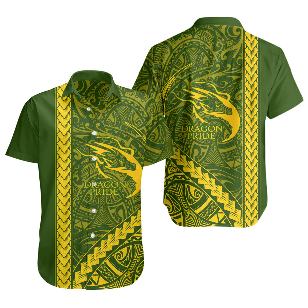Honokaʻa High & Intermediate School Short Sleeve Shirt Tribal Polynesian Pride Style