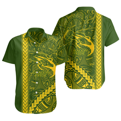 Honokaʻa High & Intermediate School Short Sleeve Shirt Tribal Polynesian Pride Style