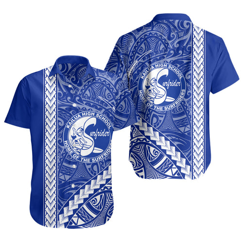 Kailua High School Short Sleeve Shirt Tribal Polynesian Pride Style