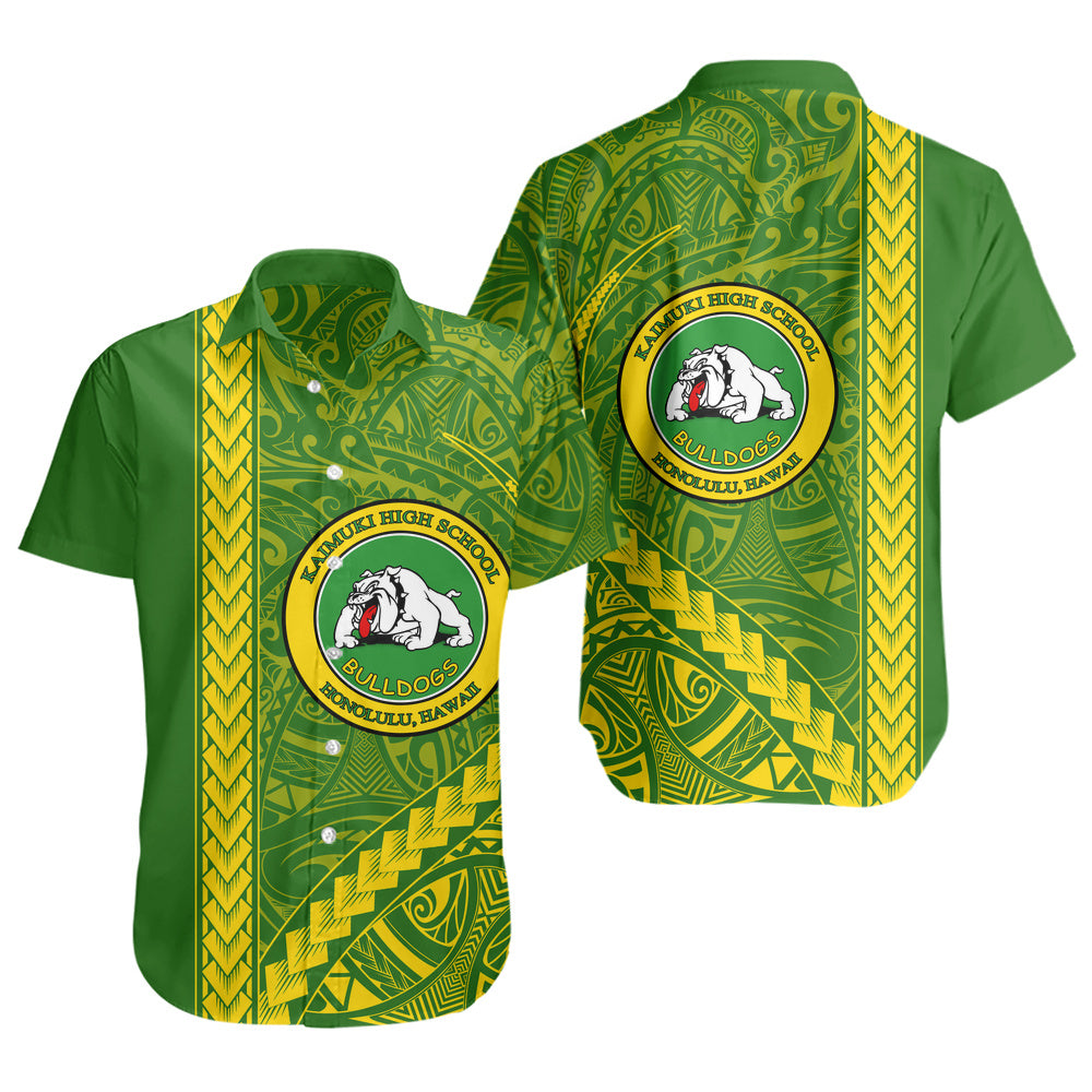 Kaimuki High School Short Sleeve Shirt Tribal Polynesian Pride Style