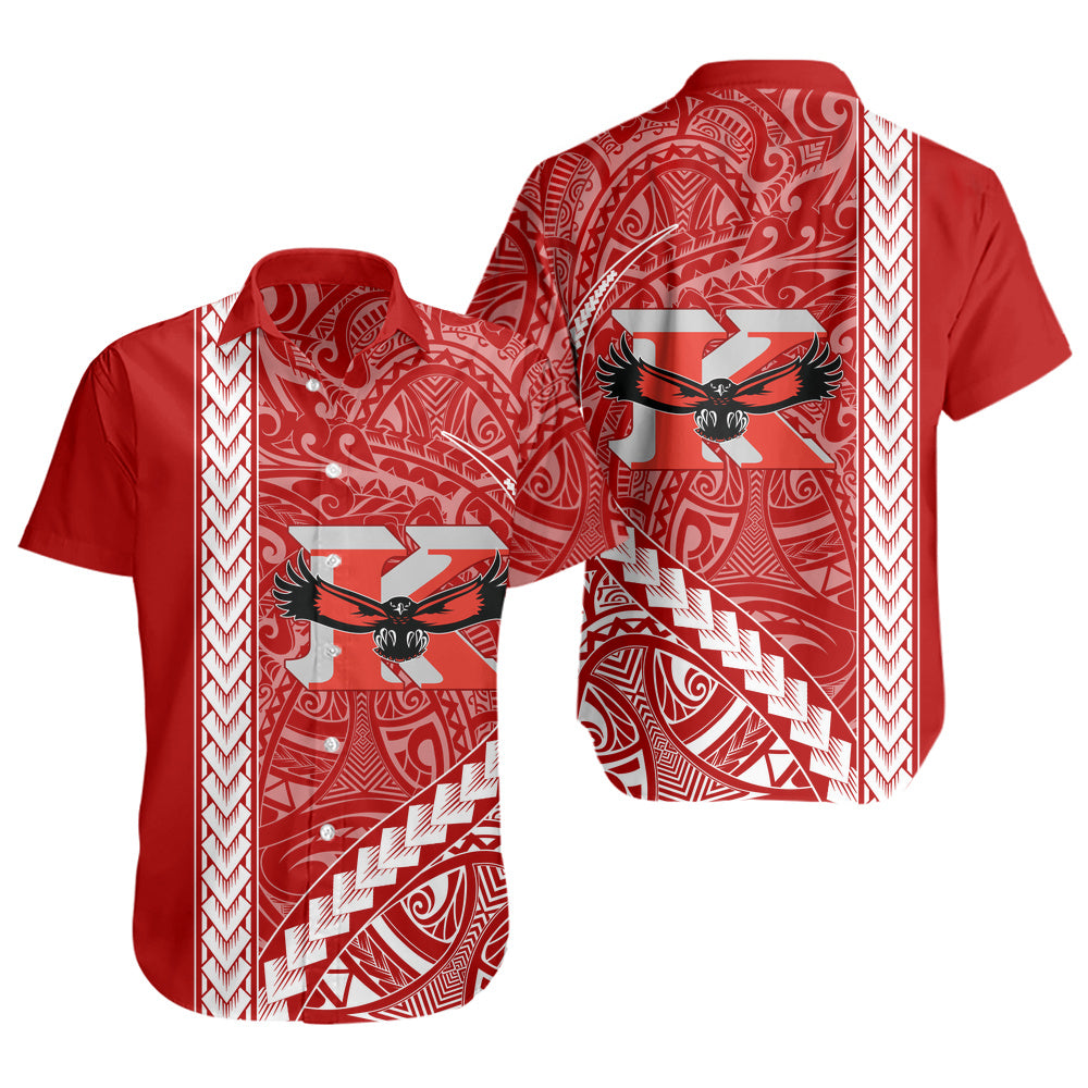 Kauai High School Short Sleeve Shirt Tribal Polynesian Pride Style