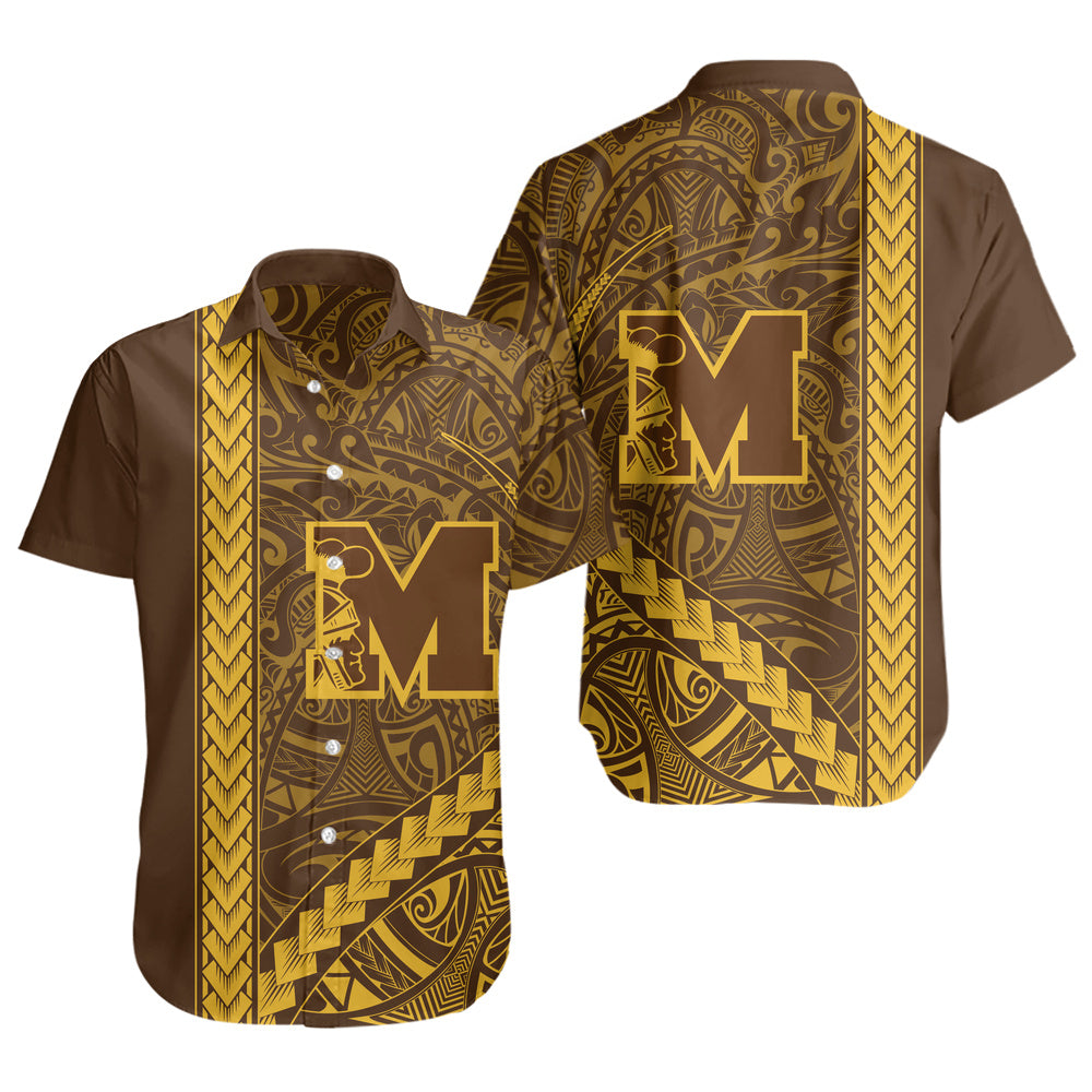 Mililani High School Short Sleeve Shirt Tribal Polynesian Pride Style