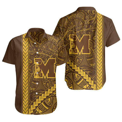 Mililani High School Short Sleeve Shirt Tribal Polynesian Pride Style