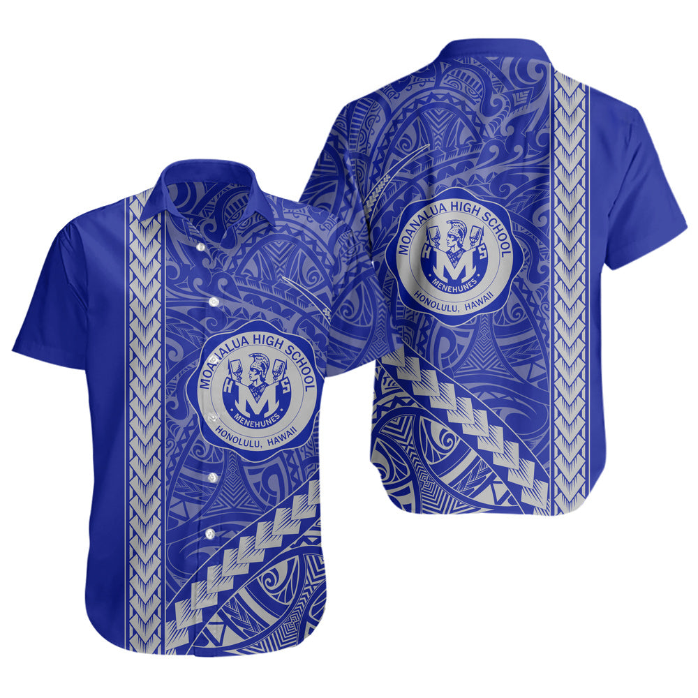 moanalua high school Short Sleeve Shirt Tribal Polynesian Pride Style