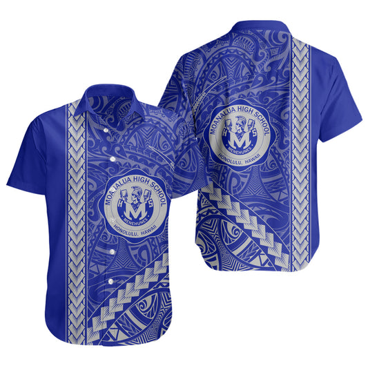 moanalua high school Short Sleeve Shirt Tribal Polynesian Pride Style