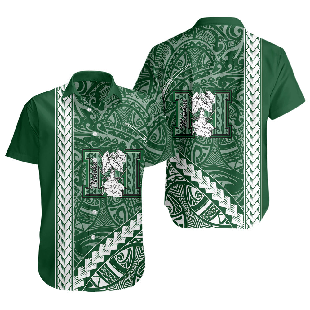 Molokaʻi High School Short Sleeve Shirt Tribal Polynesian Pride Style