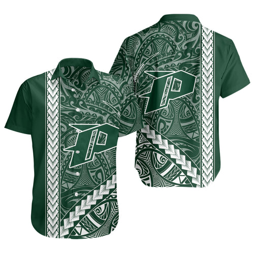 Pahoa High and Intermediate School Short Sleeve Shirt Tribal Polynesian Pride Style