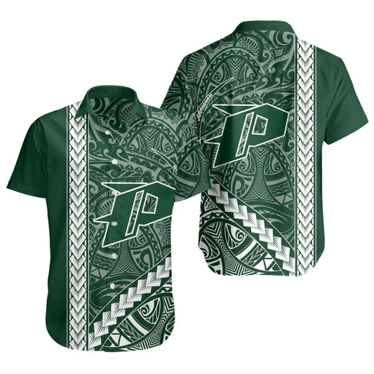 Pahoa High and Intermediate School Short Sleeve Shirt Tribal Polynesian Pride Style