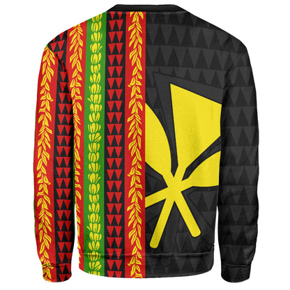 Hawaii Sweatshirt Flag Tribal Stripe Island Pride Style