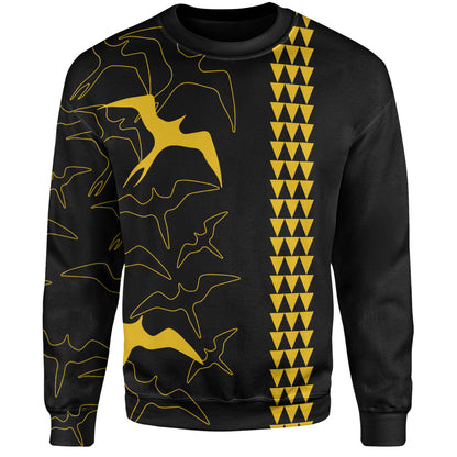Hawaii Sweatshirt Iwa Bird Flight Style