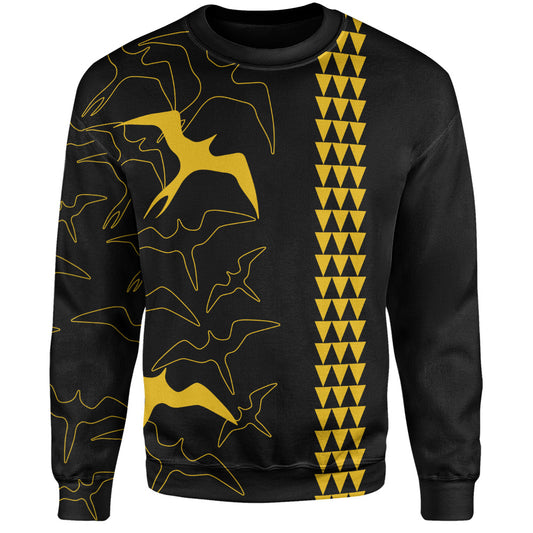 Hawaii Sweatshirt Iwa Bird Flight Style