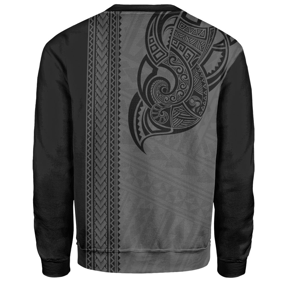 Hawaii Sweatshirt Polynesia Tribal Turtle Tattoo