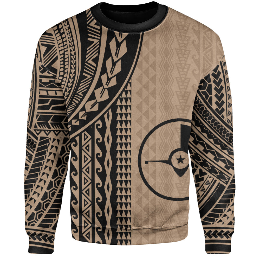 Yap State Sweatshirt Polynesian Tattoo