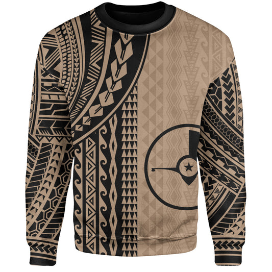 Yap State Sweatshirt Polynesian Tattoo