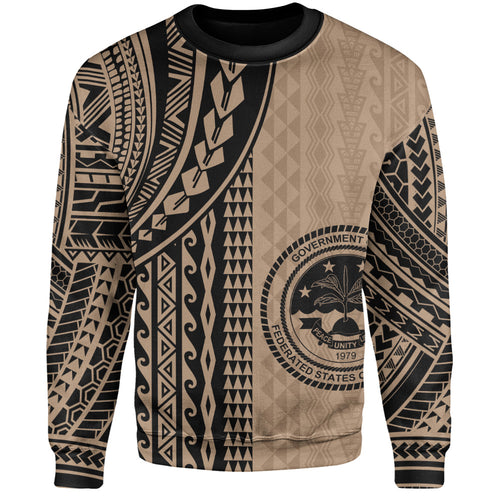 Federated States Of Micronesia Sweatshirt Polynesian Tattoo