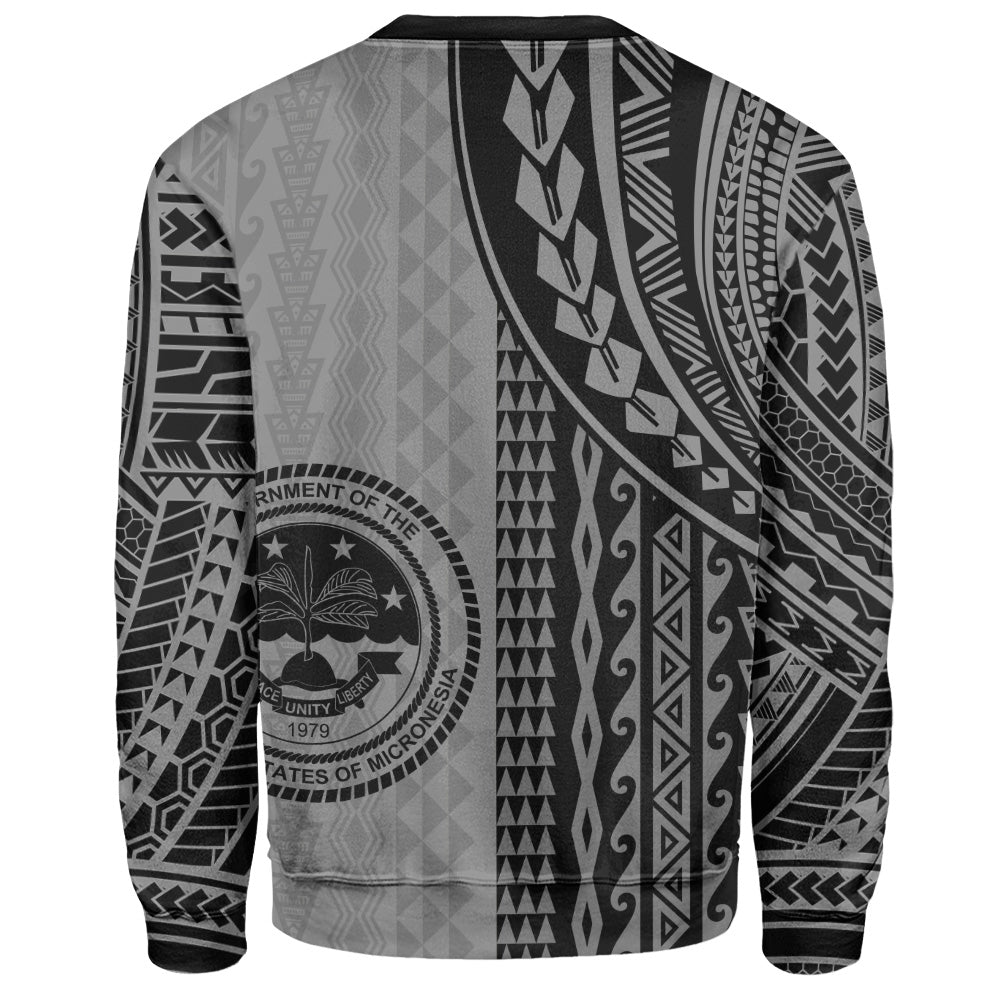 Federated States Of Micronesia Sweatshirt Polynesian Tattoo