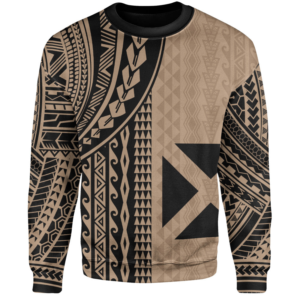 Wallis And Futuna Sweatshirt Polynesian Tattoo