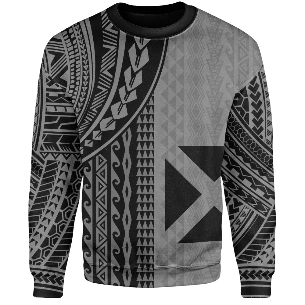 Wallis And Futuna Sweatshirt Polynesian Tattoo