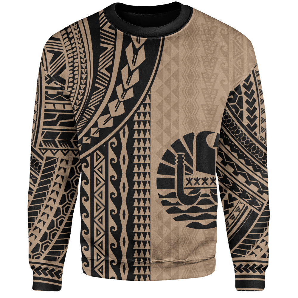 Tahiti Sweatshirt Polynesian Tattoo