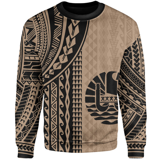 Tahiti Sweatshirt Polynesian Tattoo