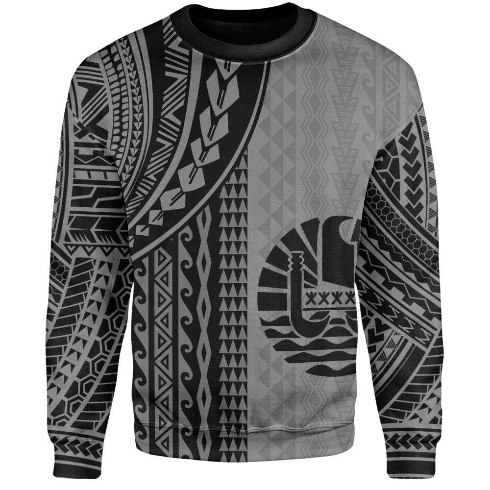 Tahiti Sweatshirt Polynesian Tattoo