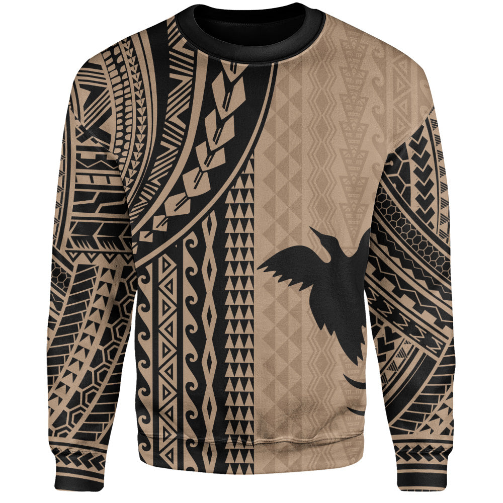 Papua New Guinea Sweatshirt Polynesian Tattoo