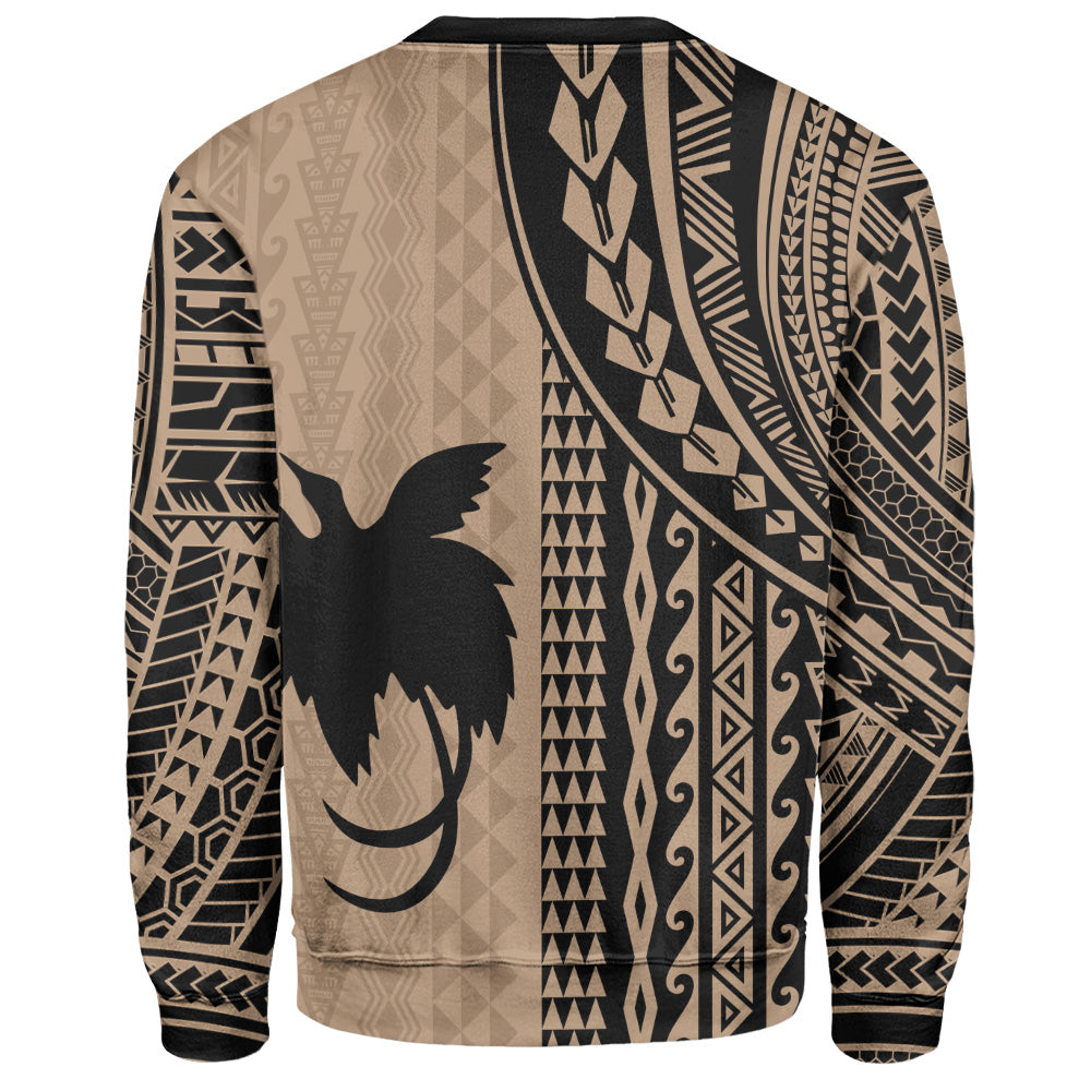 Papua New Guinea Sweatshirt Polynesian Tattoo