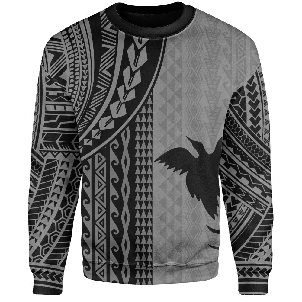 Papua New Guinea Sweatshirt Polynesian Tattoo
