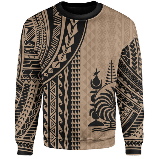 New Caledonia Sweatshirt Polynesian Tattoo